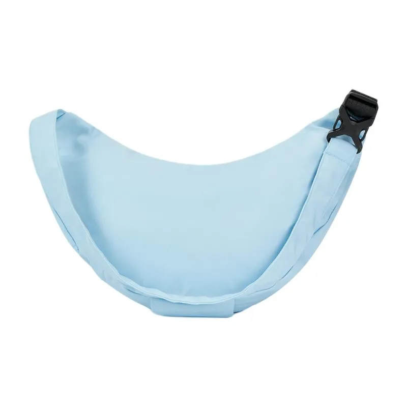 QIAODAN Multi Pocket Crossbody Bag, Shoulder Bag Unisex Misty Blue-1