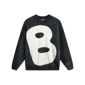 LiNing Badfive Long Sleeved Knitwear Men's Black