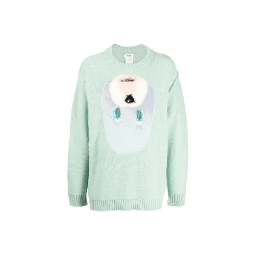 Doublet Sweaters Men Mint Green