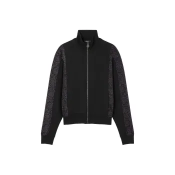 VERSACE Barocco jacquard Lurex Sweatshirt