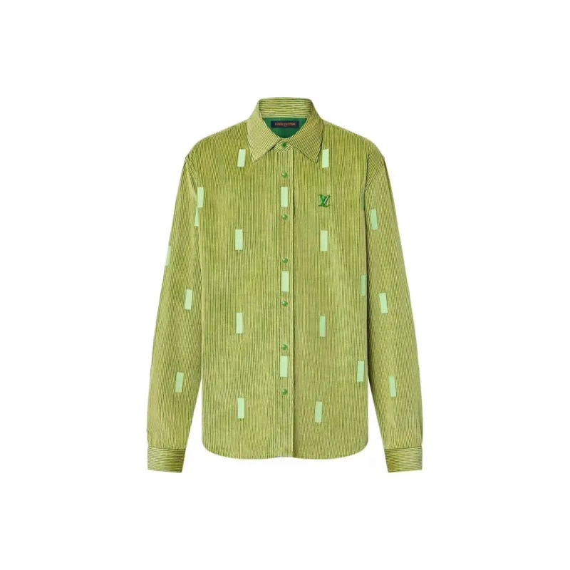 LOUIS VUITTON Lv X Park Seo Bo Corduroy Long Sleeved Shirt-0