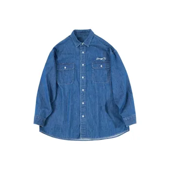 Xavier3 Shirt Unisex Denim Blue