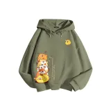 Gray Pea Green (Dun Dun Butterfly Chest Logo _Dun Dun Butterfly Right Lower Label)