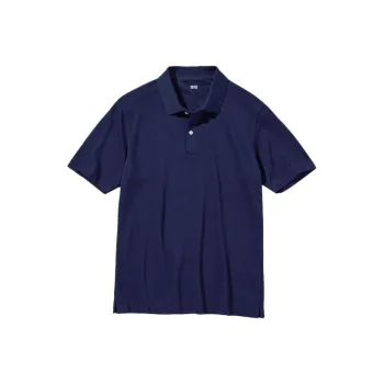 UNIQLO Polo Shirt Unisex Dark Blue
