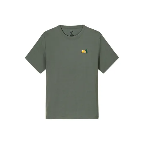 Anta Outdoor Collection T Shirt Men's Washed Seaweed Green