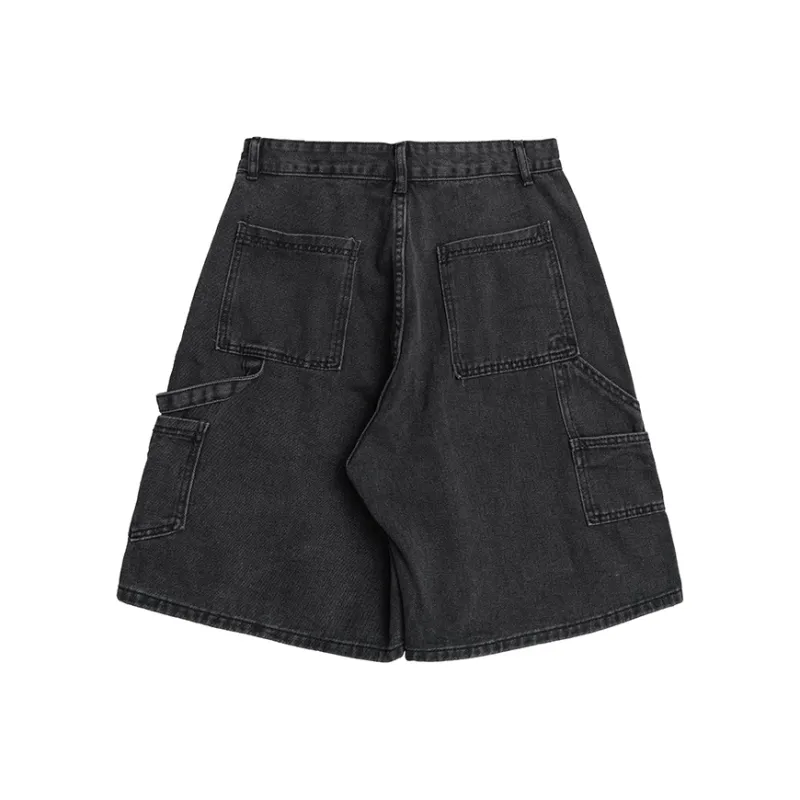 UF9193 Denim Shorts Men-5
