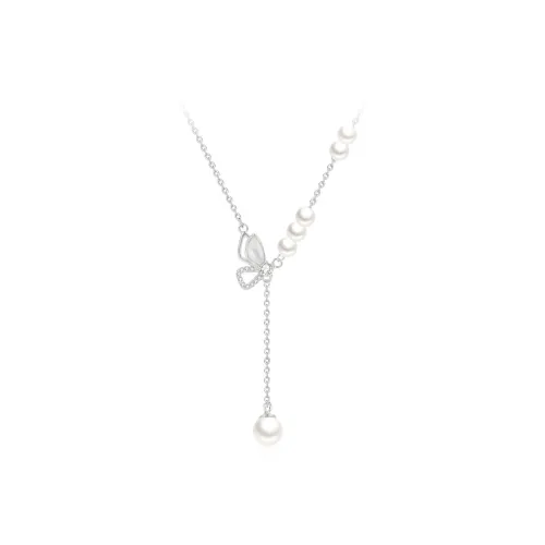 Love Link 925 Sterling Silver Necklaces Women's