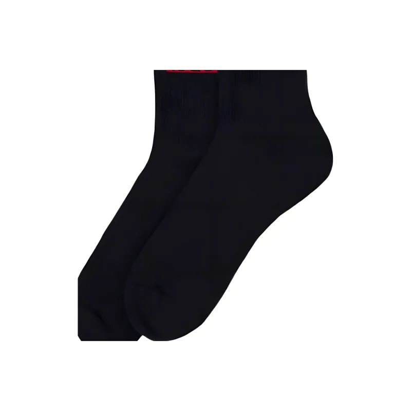 HUGO BOSS Two-pack Of Cotton-blend Short Socks Ankle Socks Men's Black-2