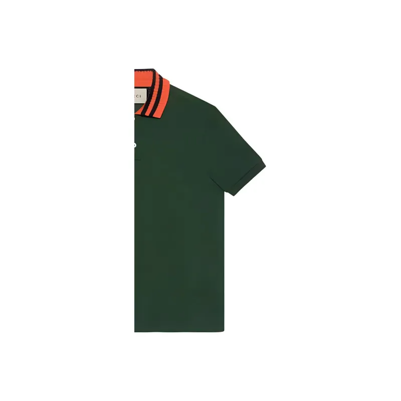 GUCCI Polo Shirts Men Green-2