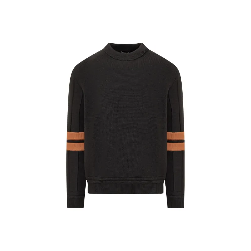Zegna TECHMERINO™ Wool Striped Jumper-0