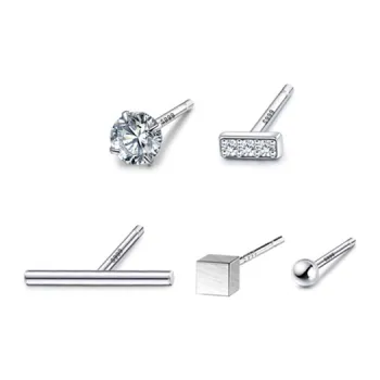 CLARKIA FLOWER 999 Fine Silver Stud Earrings Unisex