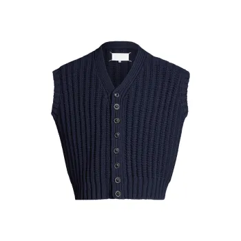 Maison Margiela Ribbed knit Wool Vest