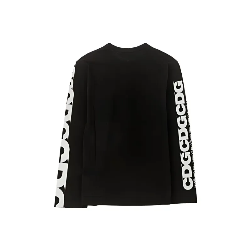 CDG T Shirts Unisex Black-1