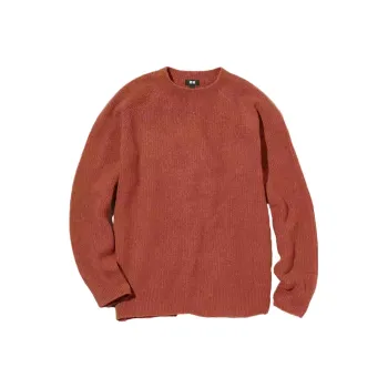 UNIQLO Sweater Unisex Orange Brown