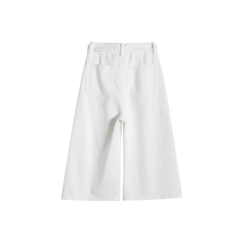FAWENXIANGZI Jeans Women's White-1