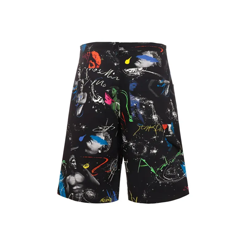 MOSCHINO Casual Shorts Men Black-1