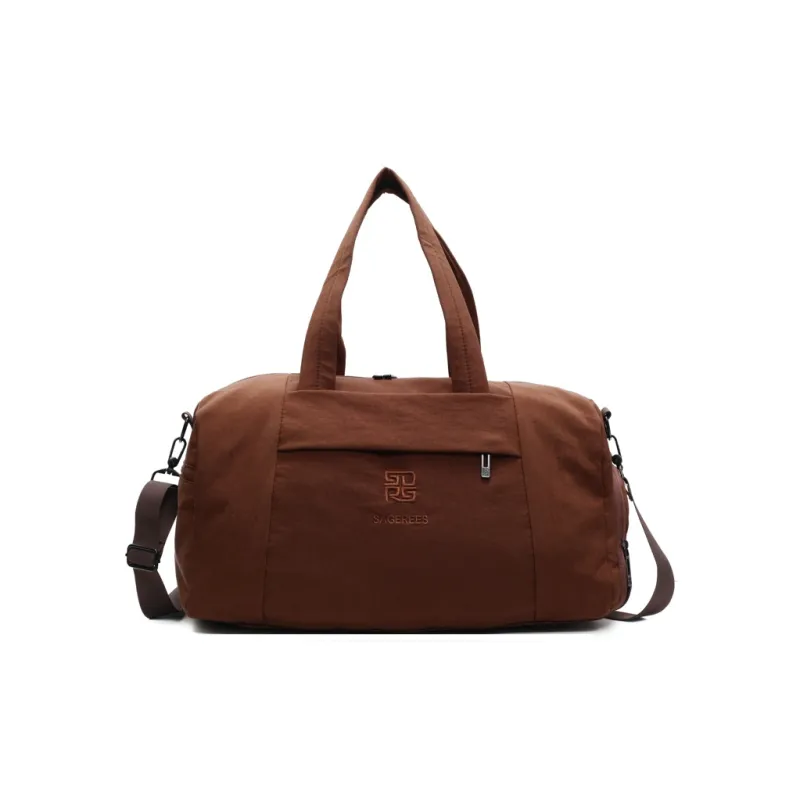 OUZIHUANG Oxford Travel Bag Unisex Black/Orange/Coffee/Pink/Green/Khaki-6
