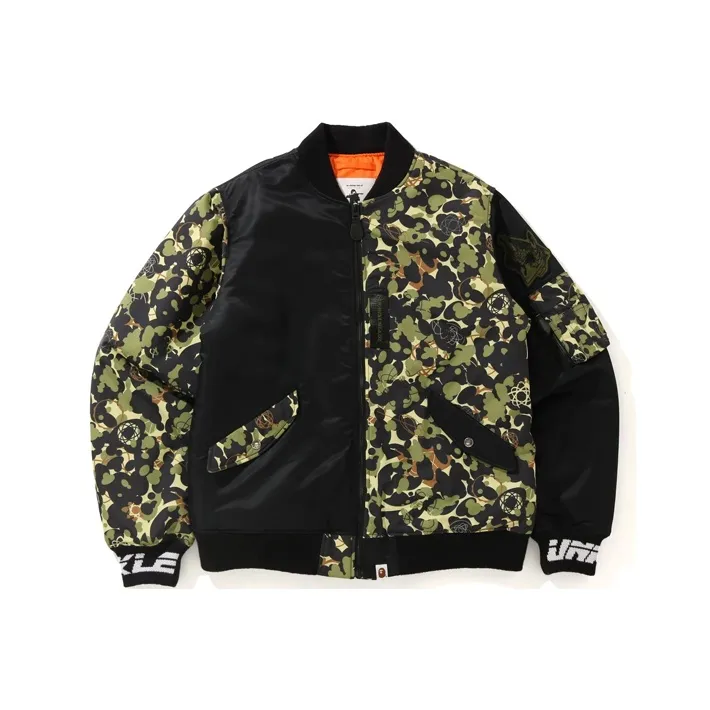 Bape X Unkle Mwa Camo MA 1 Jacket-0