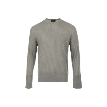 EMPORIO ARMANI Knitwear Men Light Gray