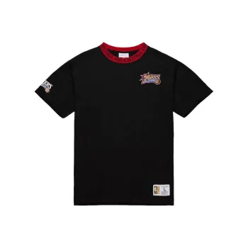 Mitchell & Ness x NBA Philadelphia 76ers T Shirt Men's Black