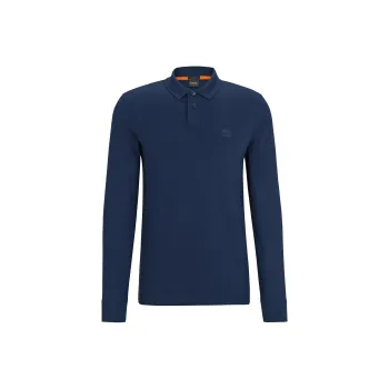 HUGO BOSS Logo Patch Slim Fit Polo Shirt