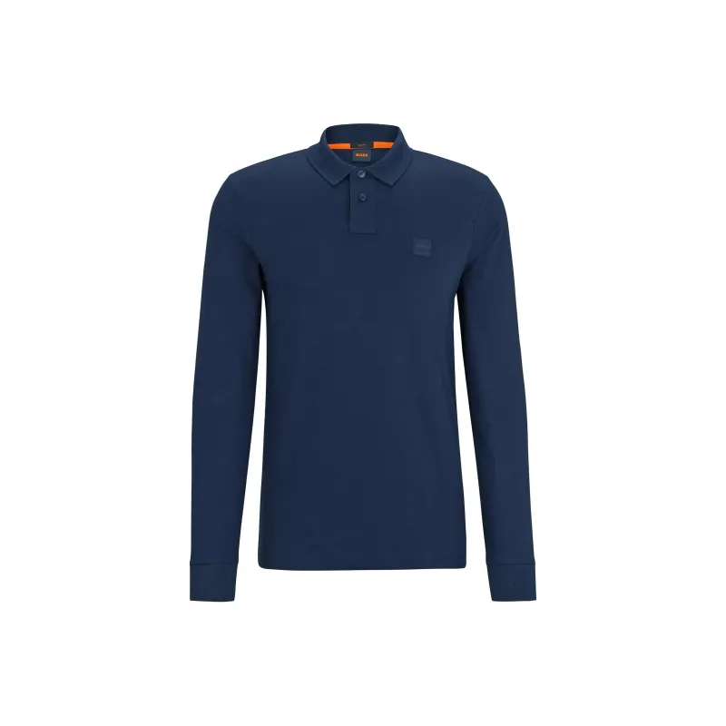 HUGO BOSS Logo Patch Slim Fit Polo Shirt-0