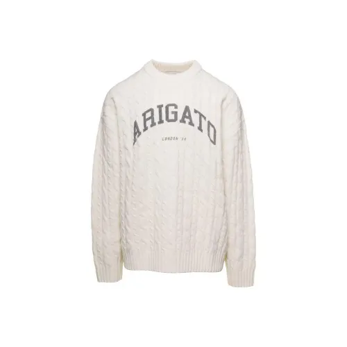 Axel Arigato Logo Intarsia Cableknit Sweater