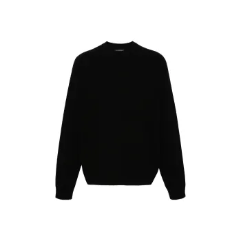 Balenciaga Drop shoulder Ribbed Jumper