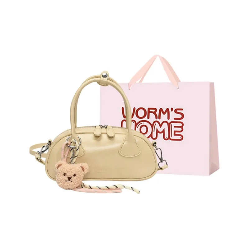 Worm's Home PU One Shoulder Handbag Women's Multicolor-9