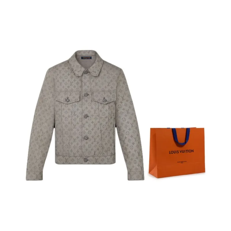 LOUIS VUITTON Jacket Men's Brown-3