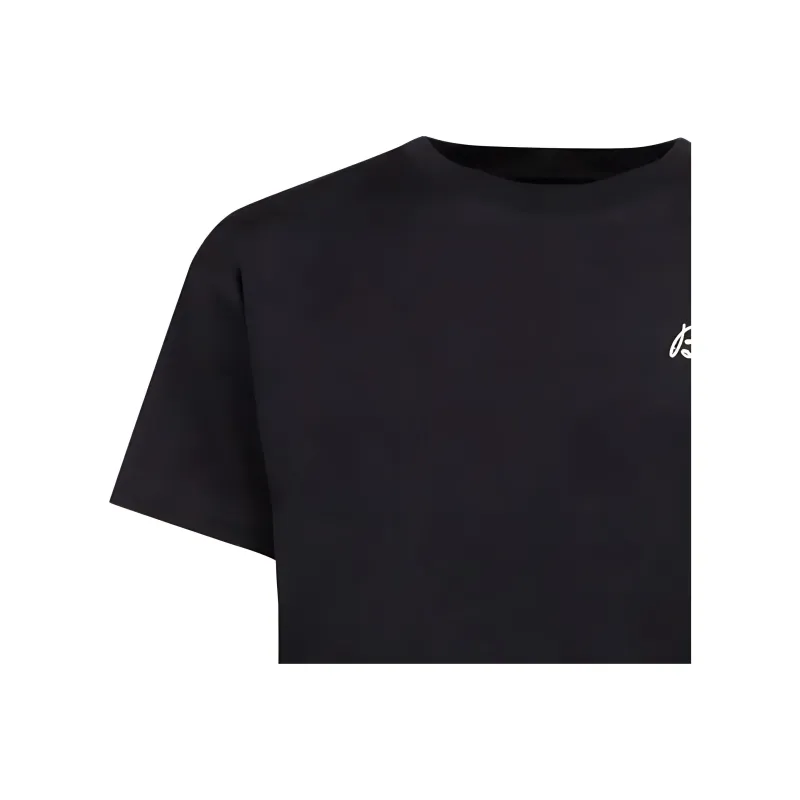 BALLY Logo embroidered Organic Cotton T shirt-5