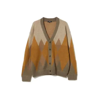 Beams Sweaters Men Mocha