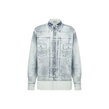 DIOR Shirts Men Blue