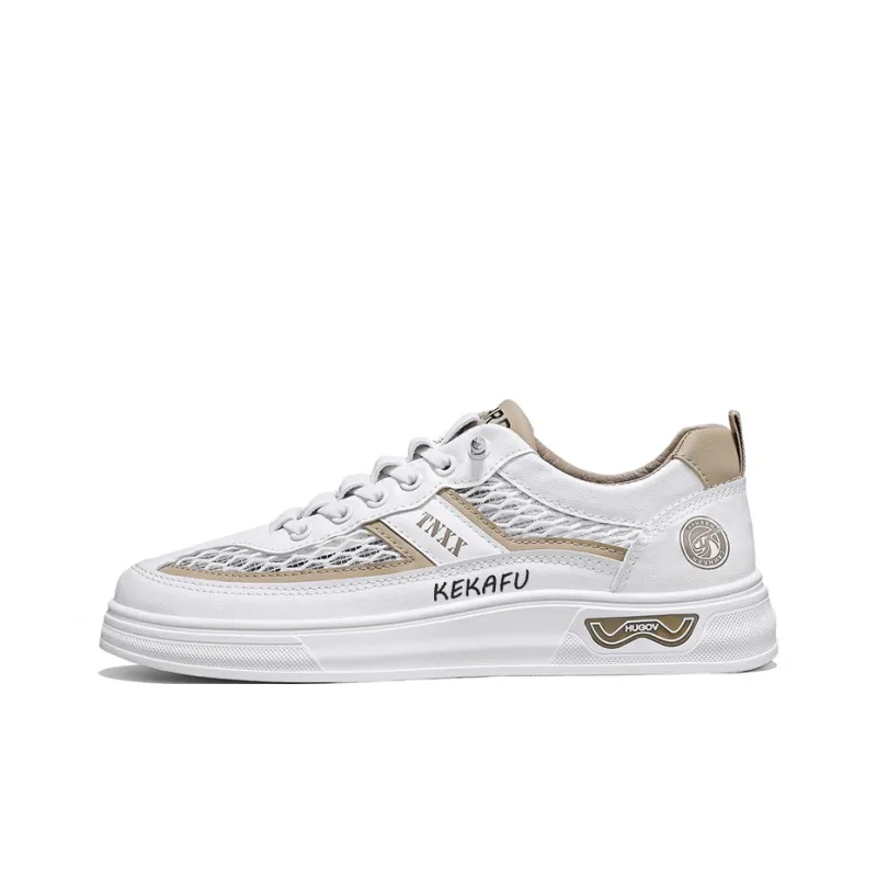 KEKAFU Lightweight And Breathable Low Top Skateboard Shoes Men's-0
