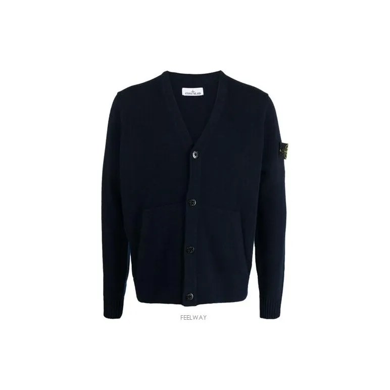 STONE ISLAND Cashmere Sweater Men's Blue-0