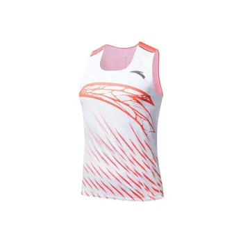 Anta Running Collection Tank Top Men's Pure White/Full Print