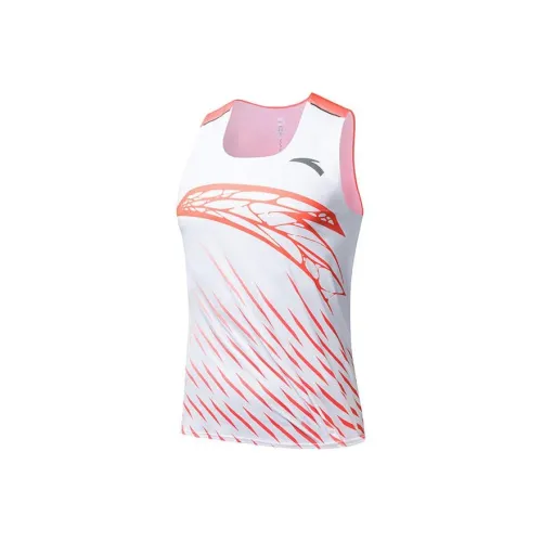 Anta Running Collection Tank Top Men's Pure White/Full Print