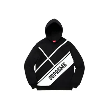 Supreme Diagonal Hooded Sweatshirt