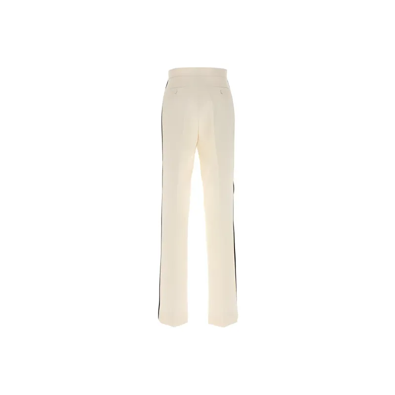 GUCCI Side stripe Wool Trousers-1