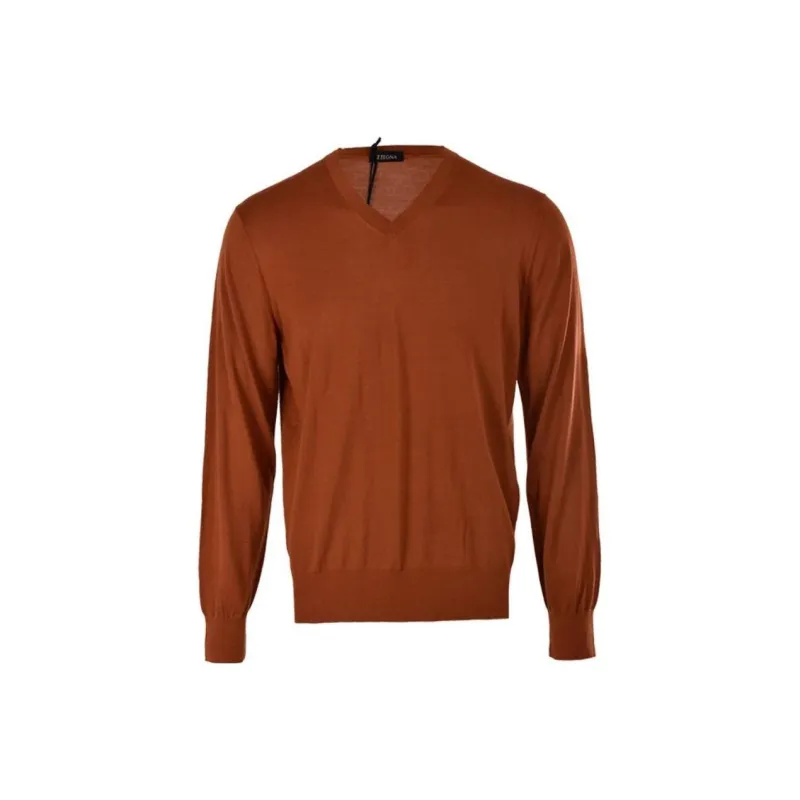 Ermenegildo Zegna Sweaters Men Brown-0