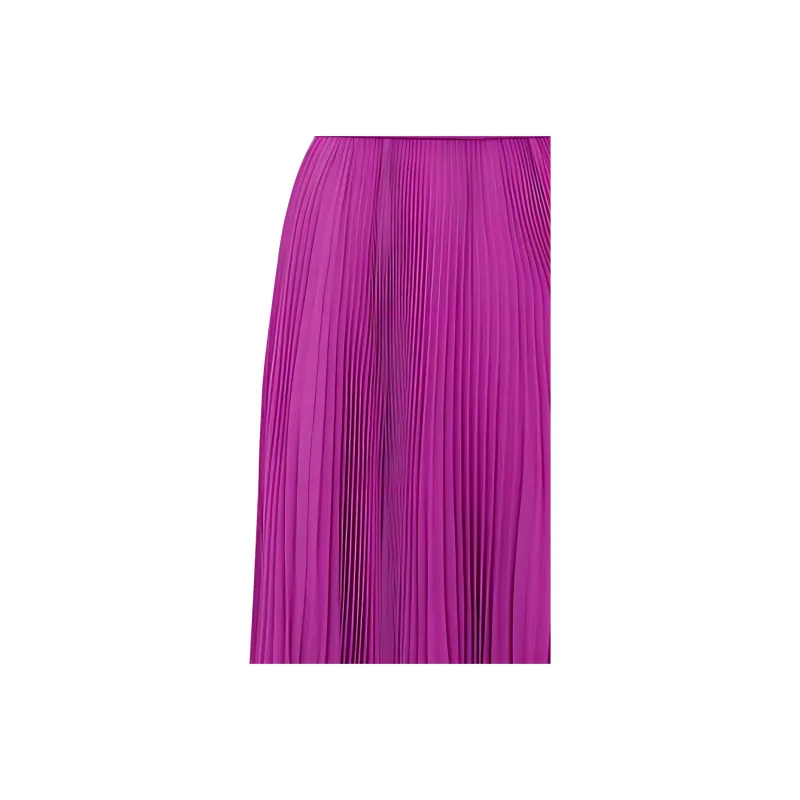 MaxMara Pleated Belted Midi Dress-2