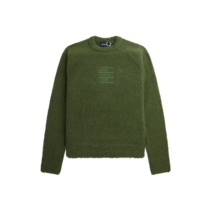 Raf Simons X FRED PERRY Sweaters Men Green-0