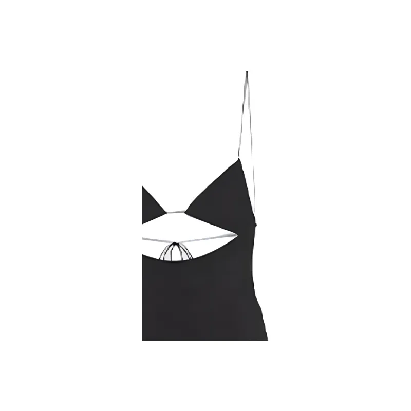 SAINT LAURENT Cut out Midi Dress-4