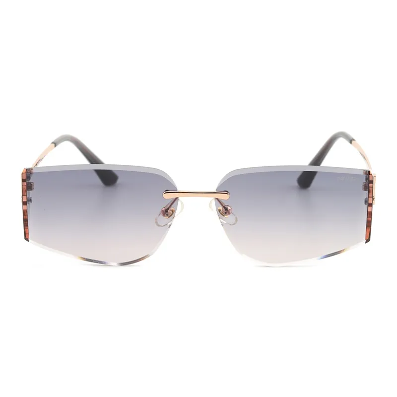NAVIGARE Plate Frame Irregular Shape Sunglasses Unisex-7