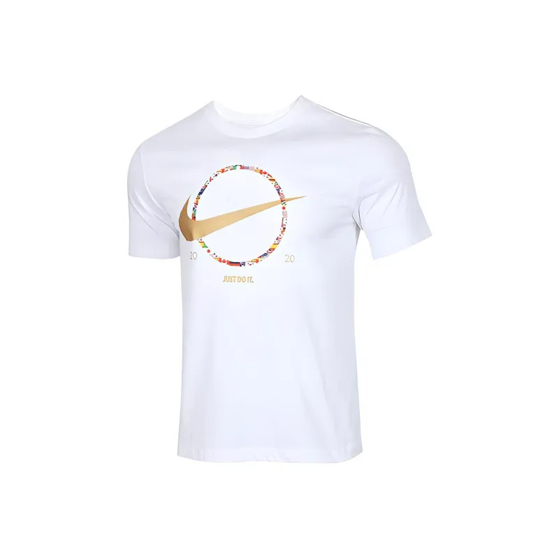 Nike T Shirts Men White-0