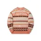 Sunset Orange Jacquard