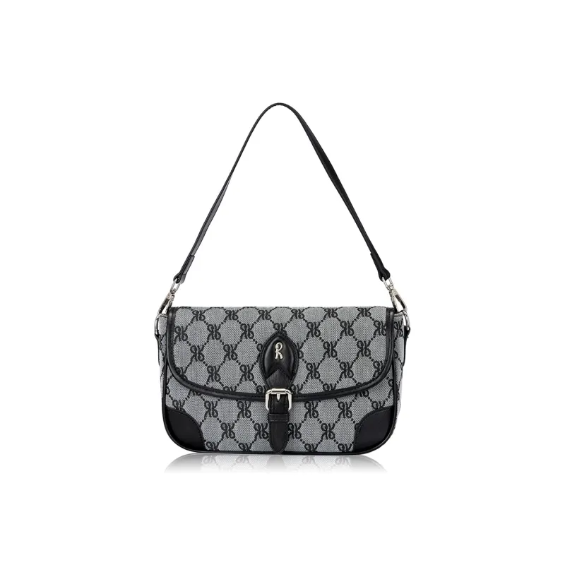 ROBERTA DI CAMERINO Fabric Shoulder Bag Regular Women's Black/Brown-0
