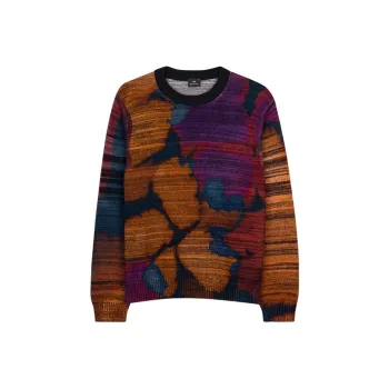 Paul Smith Round Neck Knitted Sweater Unisex Dark Navy Blue