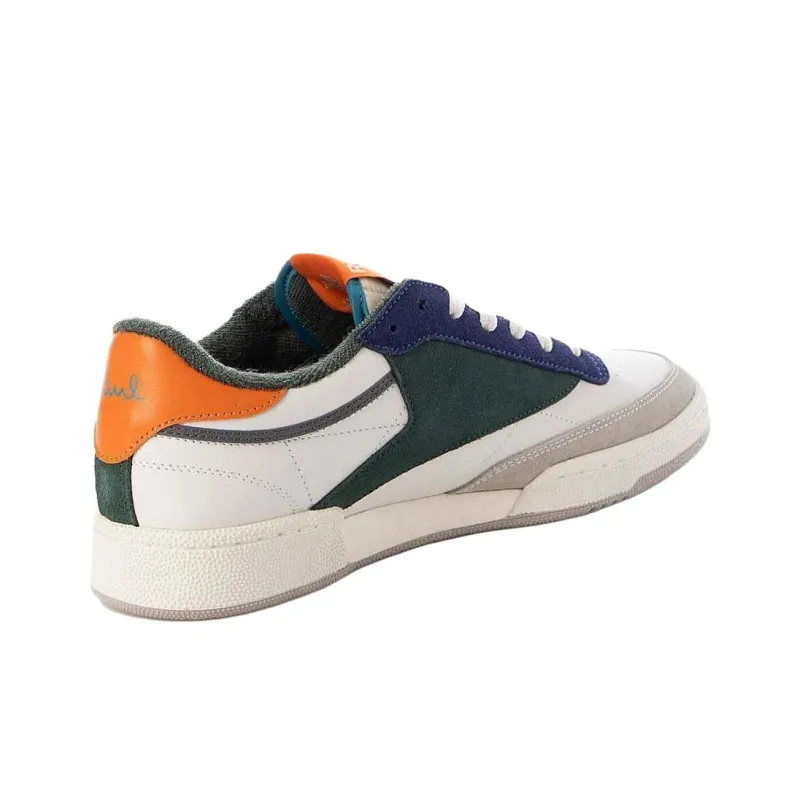 Paul Smith x Reebok CLUB C 85 VINTAGE Anti-Slip Wear-Resistant Low-Top Skateboard Shoes Men's White Green Gray-3