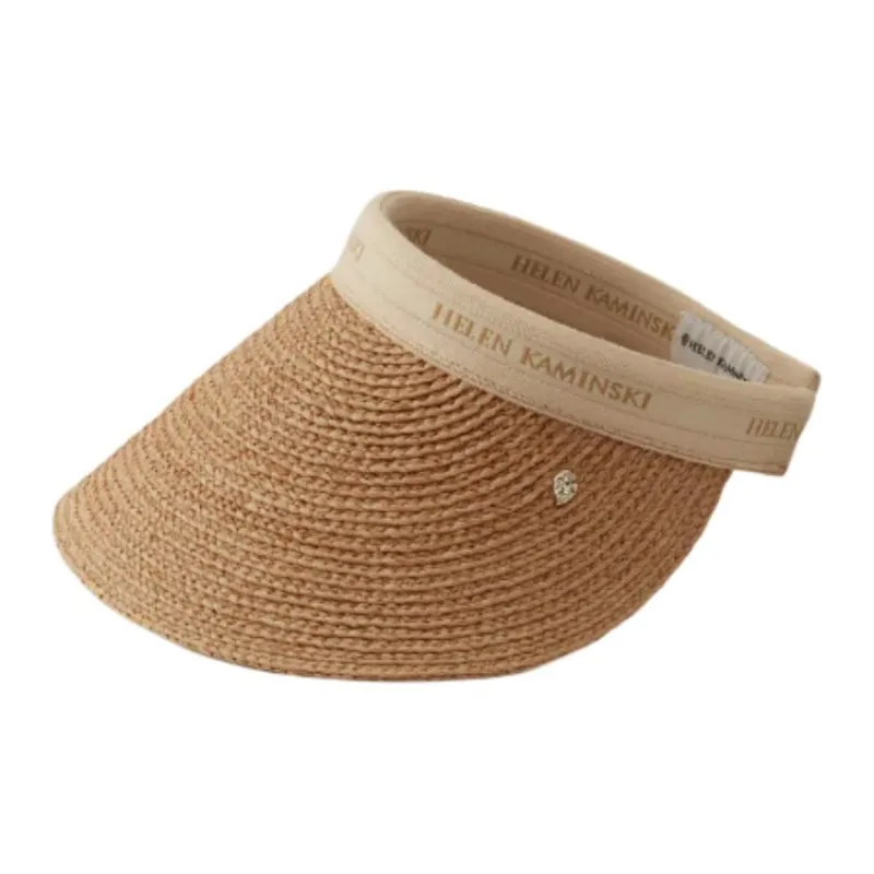 HELEN KAMINSKI Raffia Sun Protection Hats Unisex Brown-0